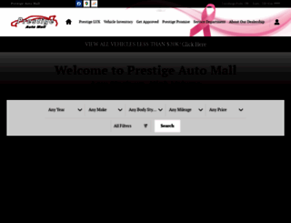 prestigeautomall.com screenshot