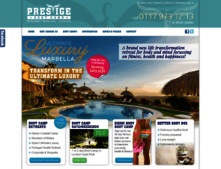 prestigebootcamp.com screenshot