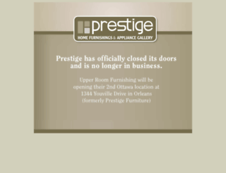 prestigefurniture.com screenshot