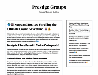 prestigegroups.in screenshot
