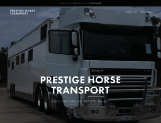 prestigehorsetransport.com.au screenshot