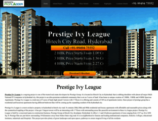 prestigeivyleaguehyderabad.co.in screenshot
