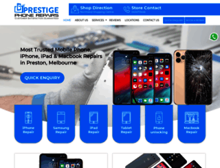 prestigephonerepairs.com.au screenshot