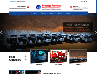 prestigeprojectsoman.com screenshot