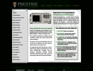 prestigetest.com screenshot