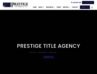 prestigetitle.net screenshot