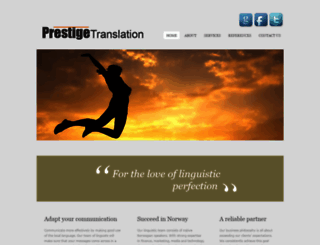 prestigetranslation.com screenshot