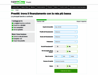prestiti.supermoney.eu screenshot