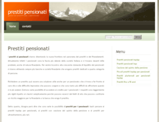 prestitipensionati.org screenshot