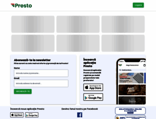 presto-pizza.ro screenshot