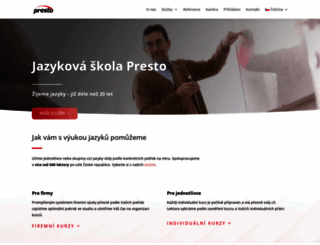 presto-skola.cz screenshot