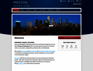 preston-cpas.com screenshot