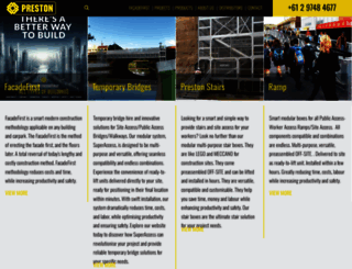 prestonaustralia.com screenshot