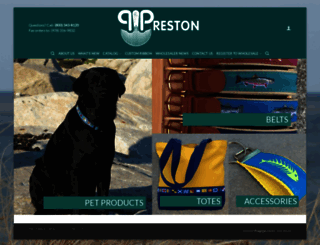 prestonribbons.com screenshot