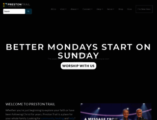 prestontrail.org screenshot
