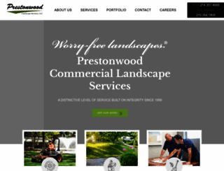 prestonwoodlandscape.com screenshot