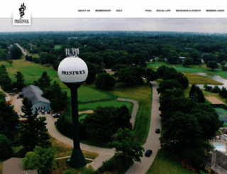 prestwickcc.com screenshot