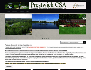 prestwickcsa.org screenshot