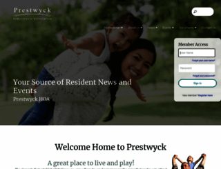 prestwyckhoa.com screenshot