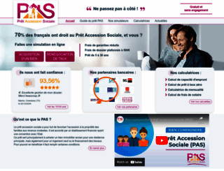pret-accession-sociale.com screenshot