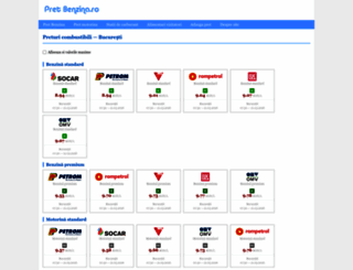 pretbenzina.ro screenshot