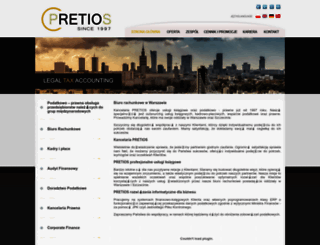 pretios.pl screenshot