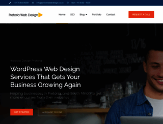 pretoriawebdesign.co.za screenshot
