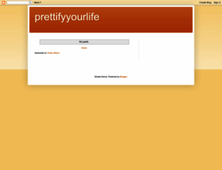 prettifyyourlife.blogspot.com screenshot