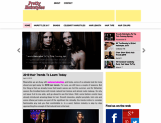 pretty-hairstyles.com screenshot
