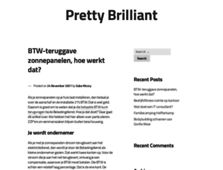 prettybrilliant.nl screenshot