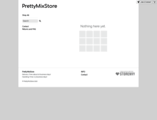 prettymixstore.storenvy.com screenshot