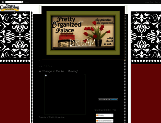 prettyorganizedpalace.blogspot.com screenshot