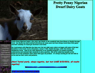 prettypennygoats.com screenshot