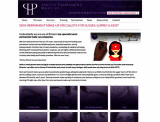 prettypermanentmakeup.co.uk screenshot
