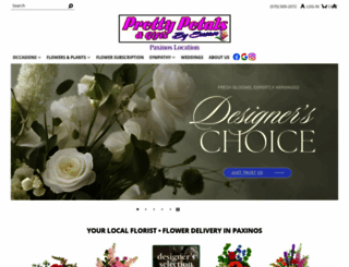 prettypetalsbysusan.com screenshot