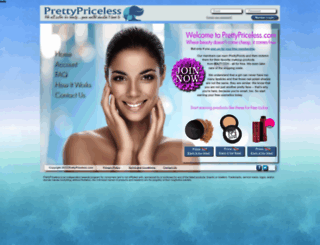 prettypriceless.com screenshot