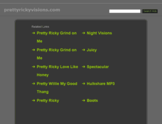 prettyrickyvisions.com screenshot