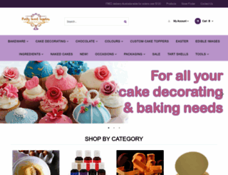 prettysweetsupplies.com.au screenshot