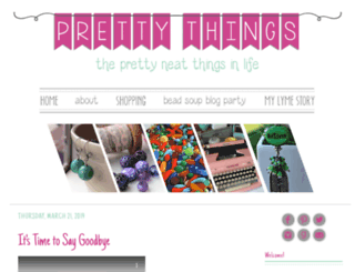 prettythingsblog.com screenshot