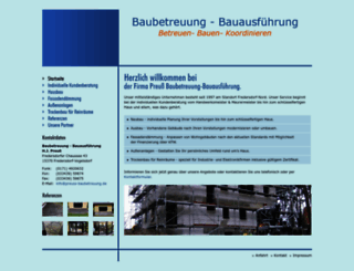 preuss-baubetreuung.de screenshot