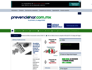 prevencionar.com.mx screenshot