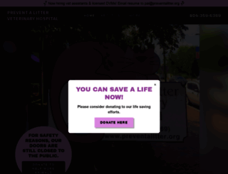 preventalitter.org screenshot