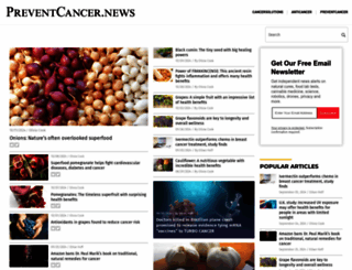 preventcancer.news screenshot