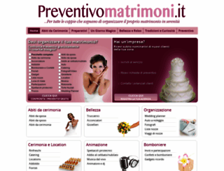 preventivomatrimoni.it screenshot