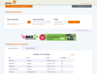 prevozi.org screenshot