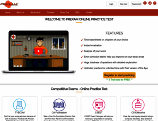 prexam.com screenshot