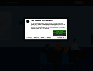 prezentor.com screenshot