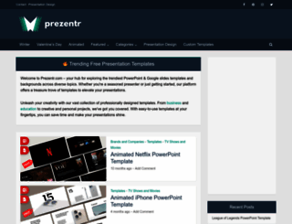 prezentr.com screenshot
