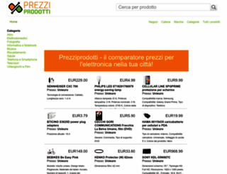 prezziprodotti.it screenshot