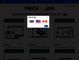 priceajob.co.uk screenshot